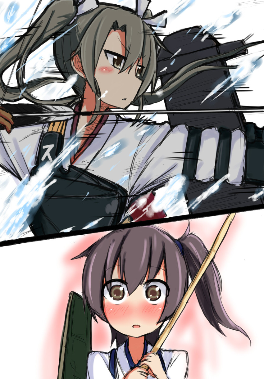 kaga and zuikaku (kantai collection) drawn by atsushi_(aaa-bbb)