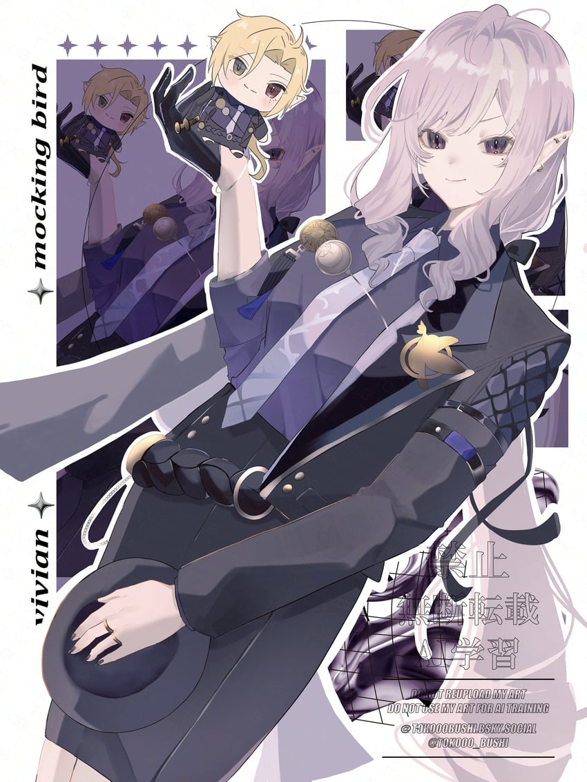 vivian banshee and hugo vlad (zenless zone zero) drawn by tokooo_bushi