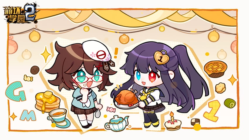 ling yi and houkai girl (honkai and 1 more)