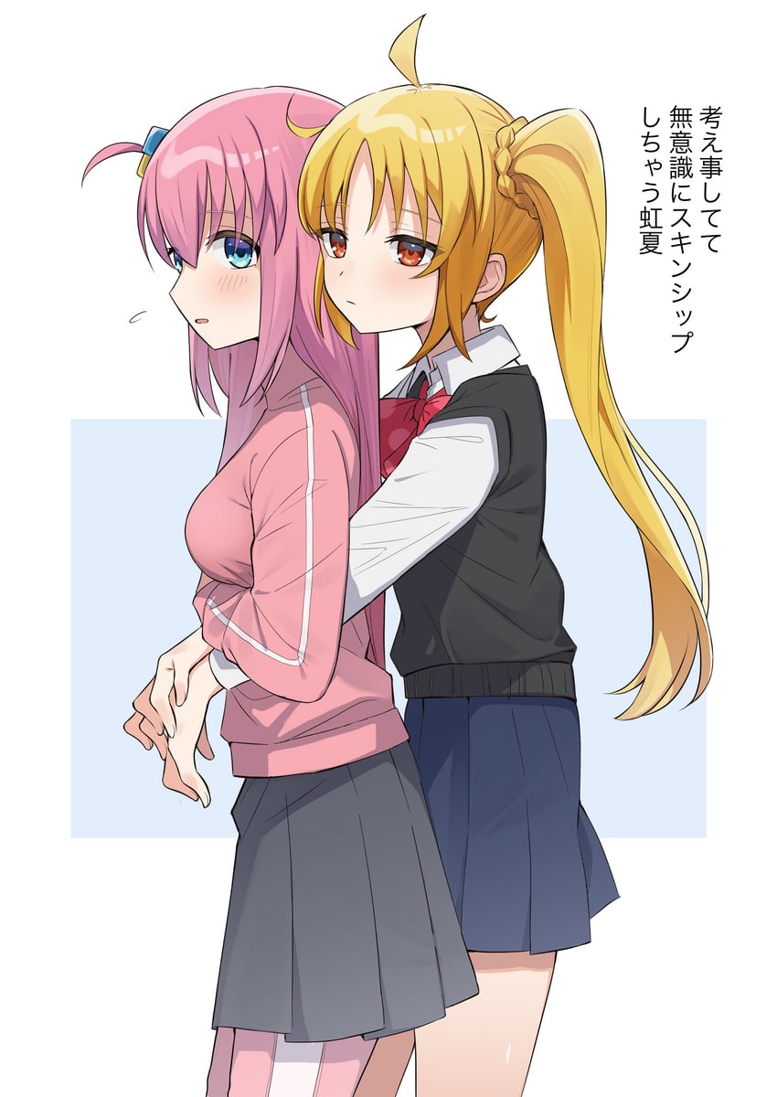 gotoh hitori and ijichi nijika (bocchi the rock!) drawn by dddd_akagi