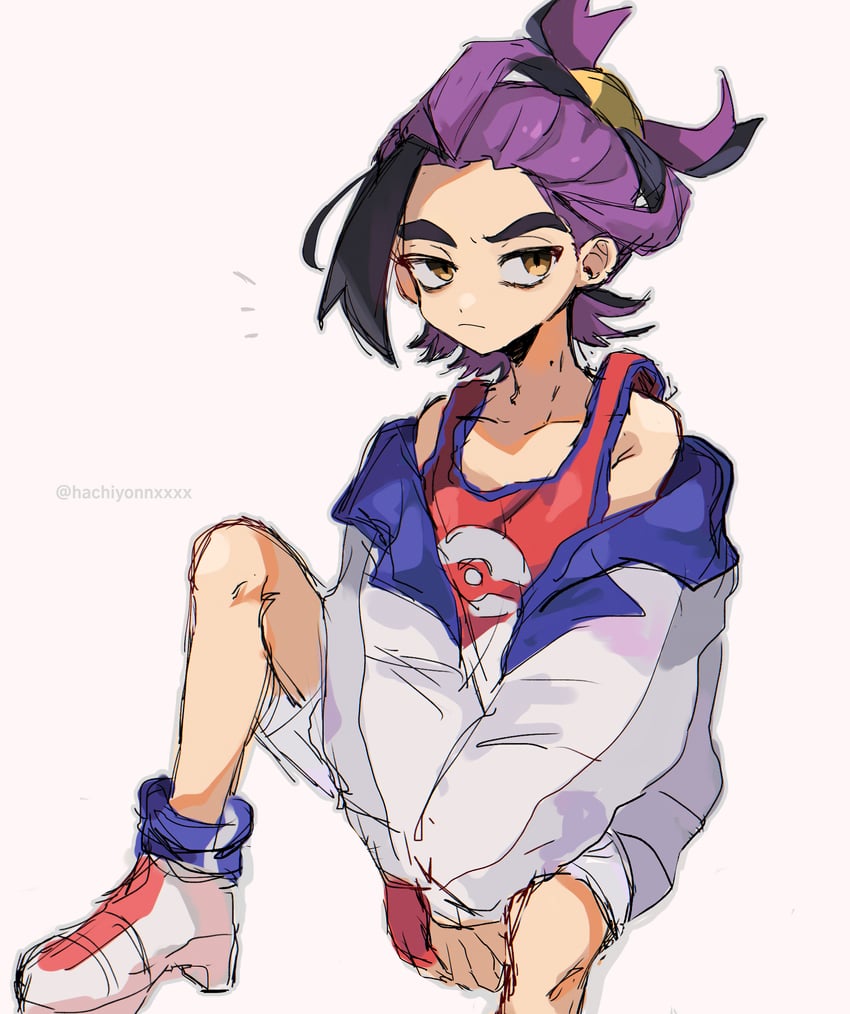 kieran (pokemon and 1 more) drawn by piyomaru_(hachiyonnxxxx)