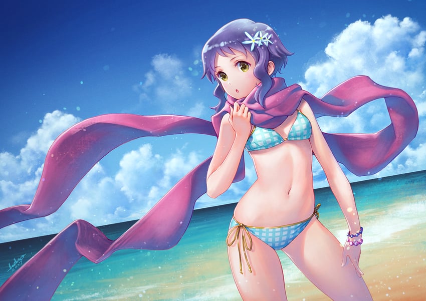 makabe mizuki (idolmaster and 1 more) drawn by senda_satoru