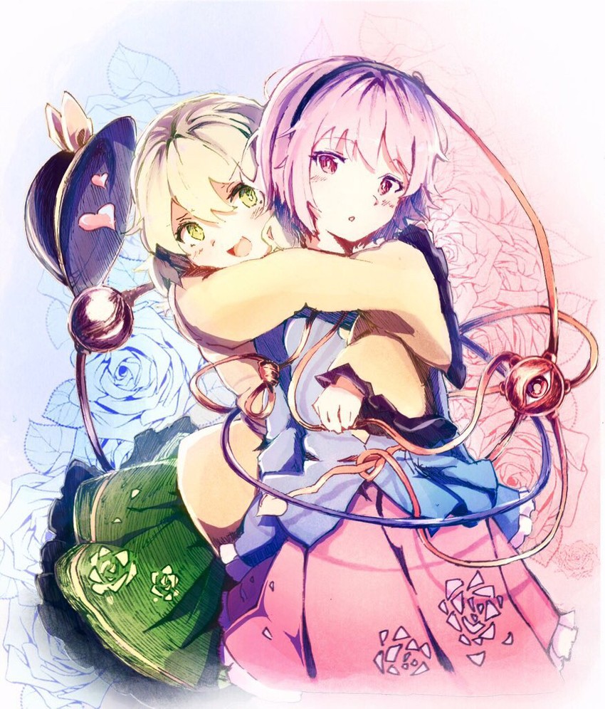 komeiji koishi and komeiji satori (touhou) drawn by tamiku_(shisyamo609)