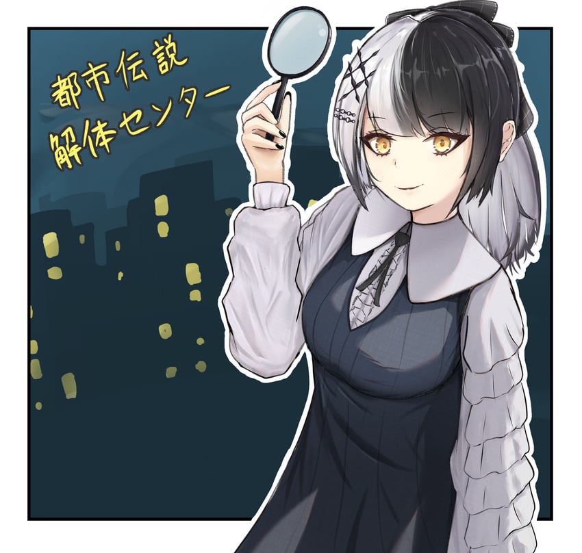 shiori novella and fukurai azami (hololive and 2 more) drawn by sa_humi