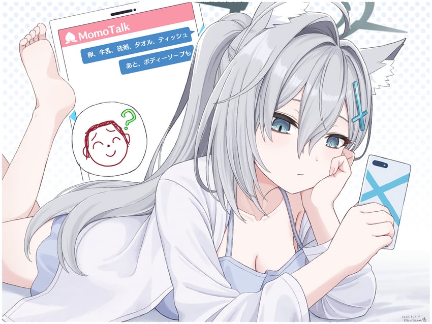 shiroko and shiroko terror (blue archive) drawn by k-d