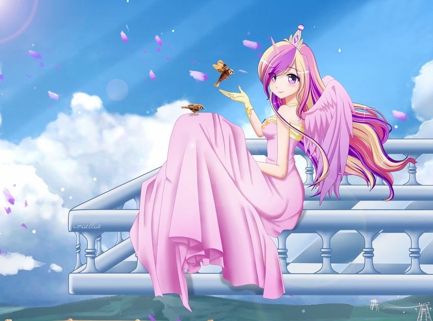 princess cadance (my little pony and 1 more) drawn by srtagiuu