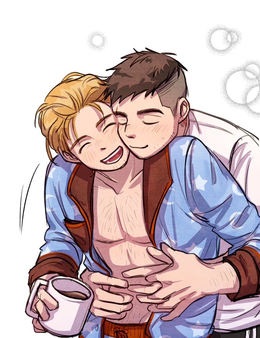 david king and felix richter (dead by daylight) drawn by wasted_m9