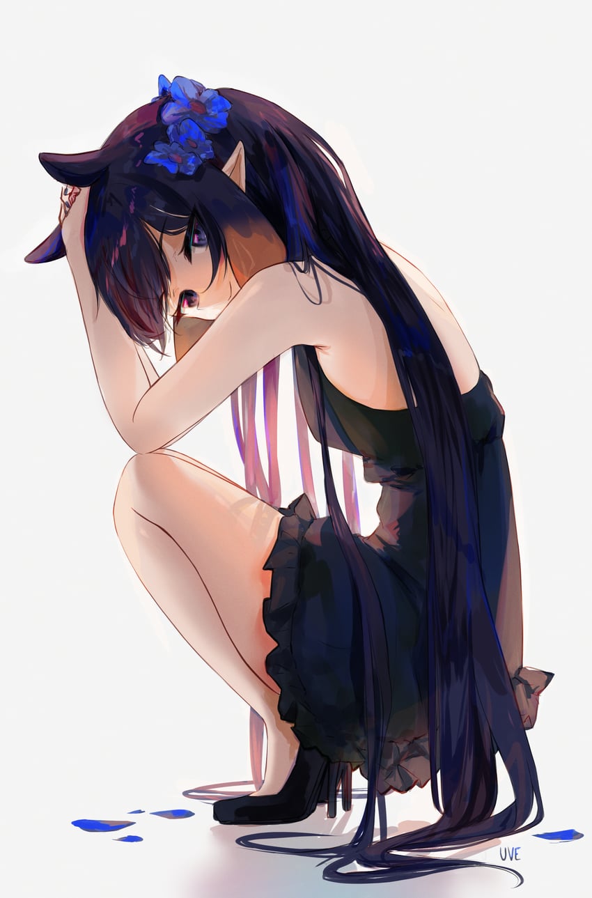ninomae ina'nis (hololive and 1 more) drawn by uve