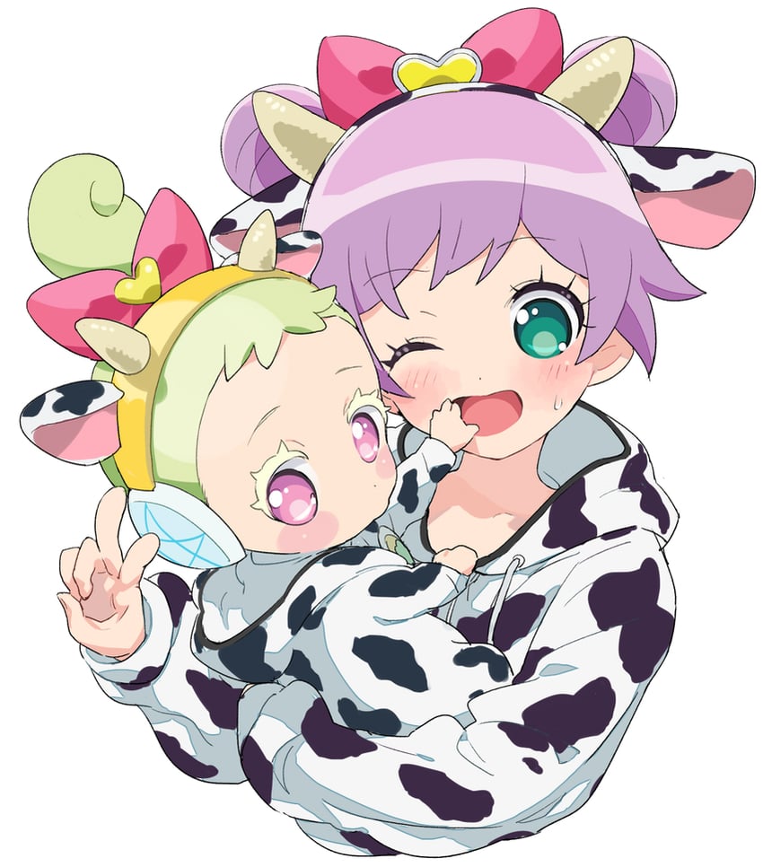 manaka laala, jewlie, and jewlulu (pretty series and 1 more) drawn by moudoku_(decopon3rd)