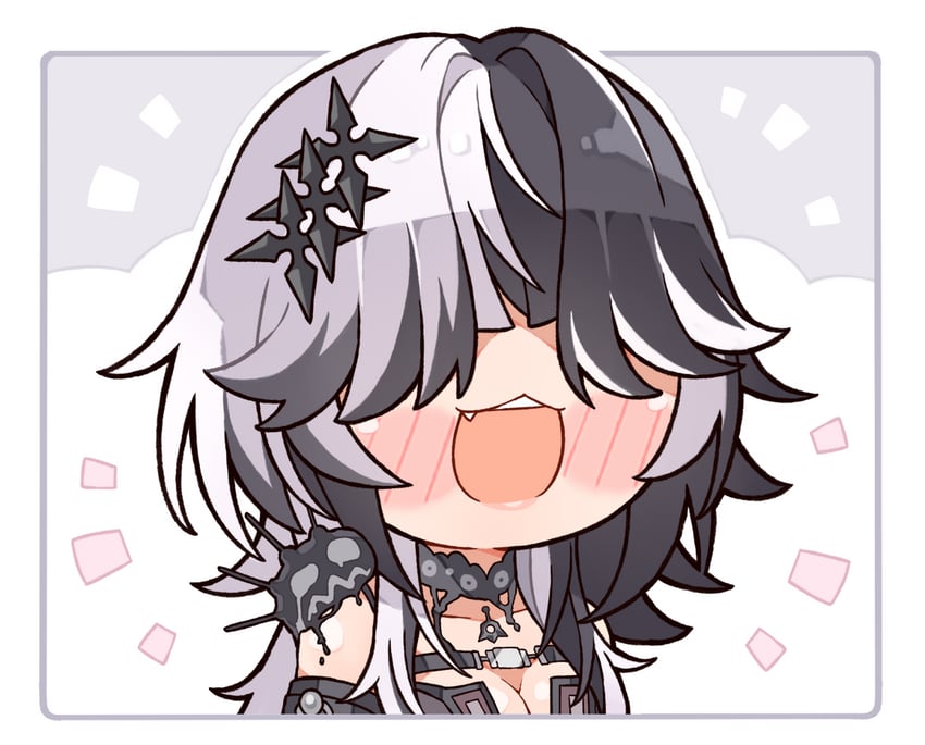 shiori novella and yorick (hololive and 1 more) drawn by kukie-nyan