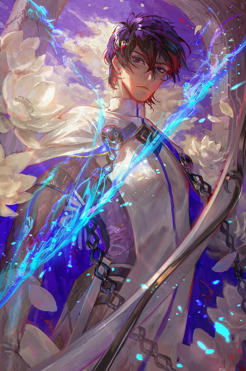 arjuna (fate and 1 more) drawn by egawa_akira
