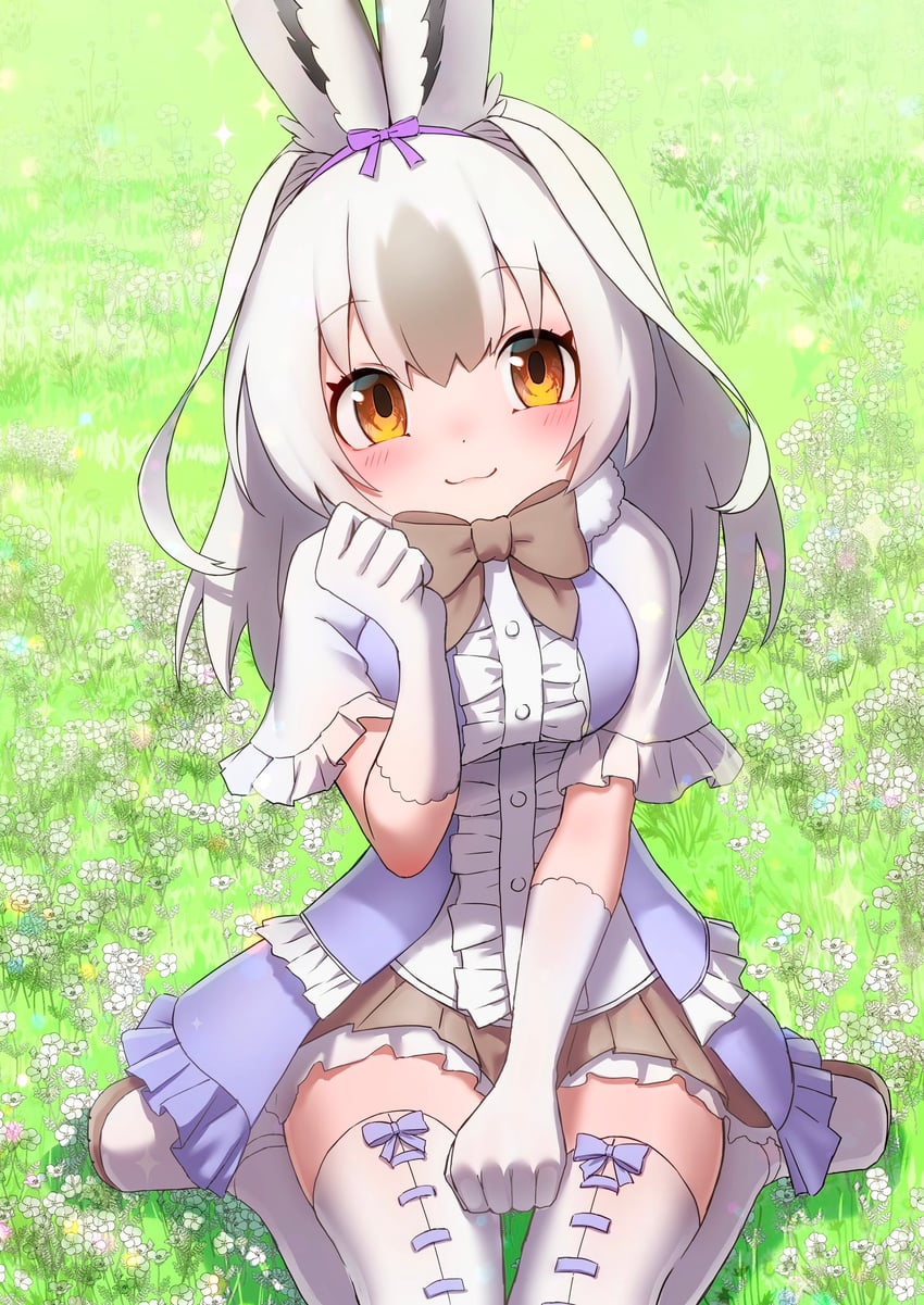 snowshoe hare (kemono friends and 1 more) drawn by mogurii