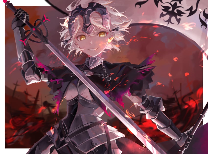 jeanne d'arc alter (fate and 1 more) drawn by xiao_yue_(3332ki)