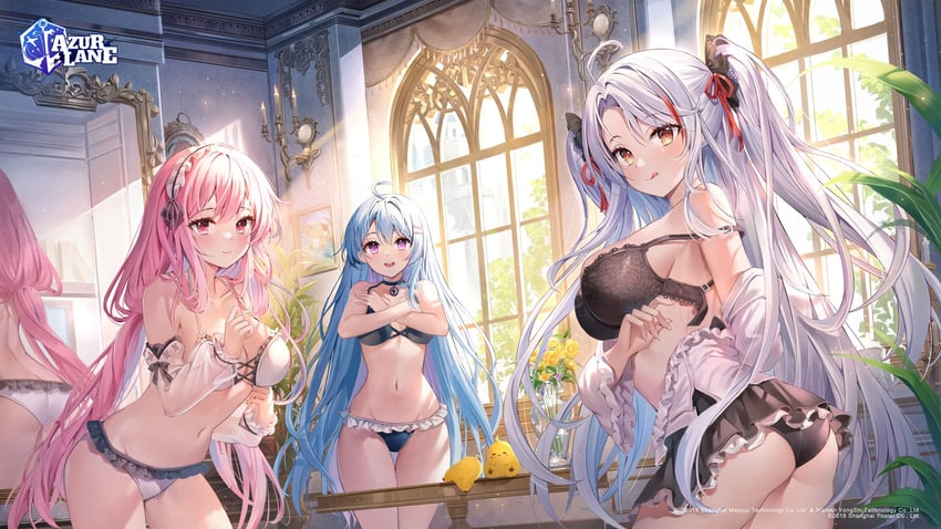 manjuu, prinz eugen, perseus, and helena (azur lane) drawn by auro_drm