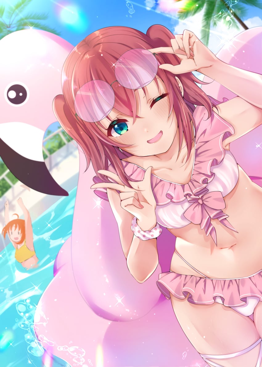 takami chika and kurosawa ruby (love live! and 1 more) drawn by nigauri