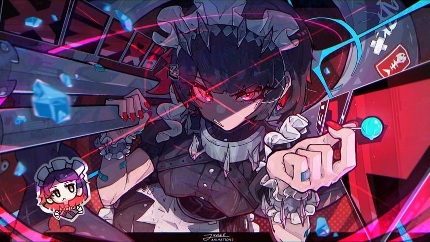 ellen joe (zenless zone zero) drawn by animsjaycee