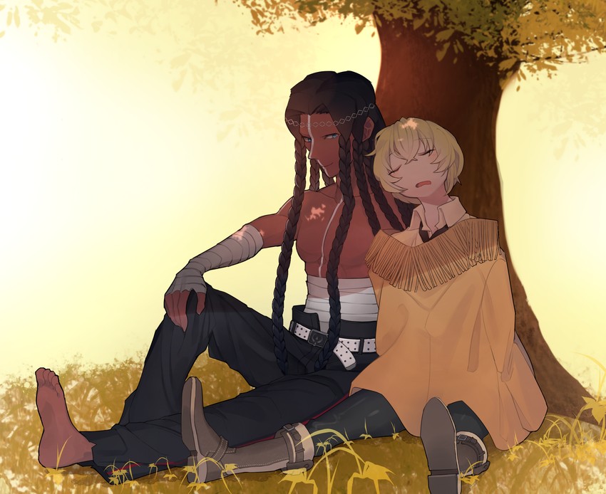 billy the kid and geronimo (fate and 1 more) drawn by rotten_tofu