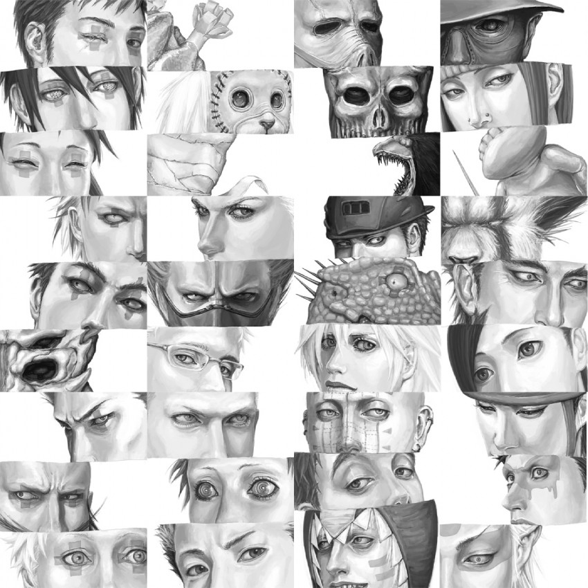 noi, shin, aikawa, nikaidou, risu, and 30 more (dorohedoro) drawn by maman_(ottt-ttto)