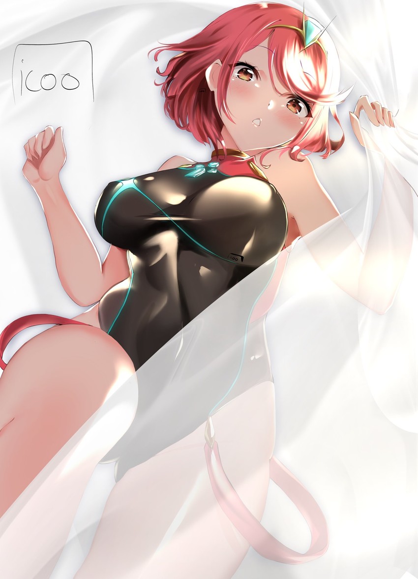 pyra (xenoblade chronicles and 1 more) drawn by icoo