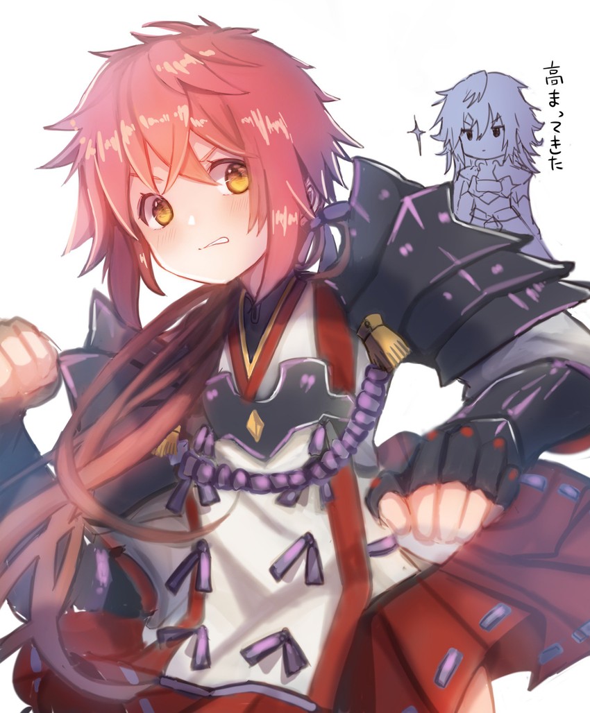 lora and jin (xenoblade chronicles and 2 more) drawn by marekamico