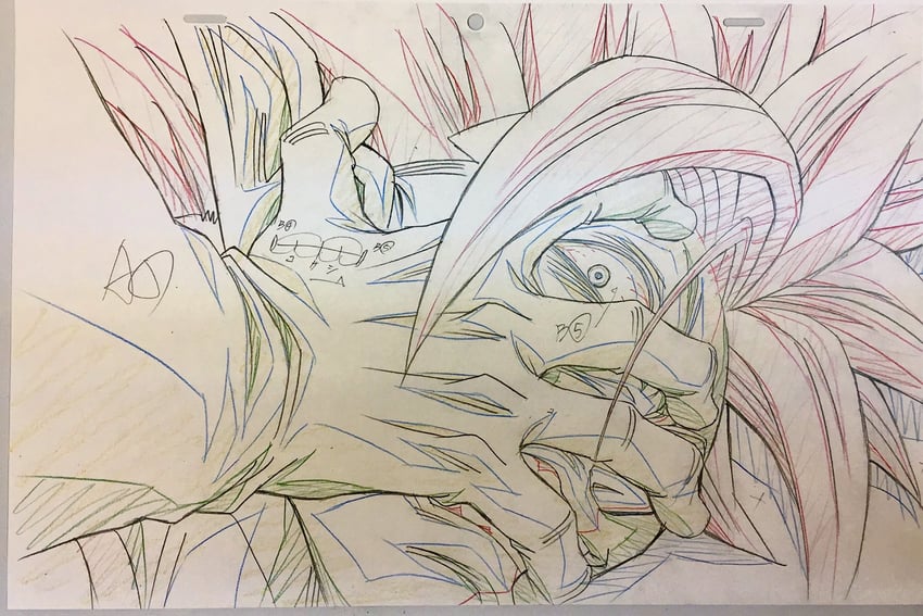 zamasu and fused zamasu (dragon ball and 1 more) drawn by shida_naotoshi