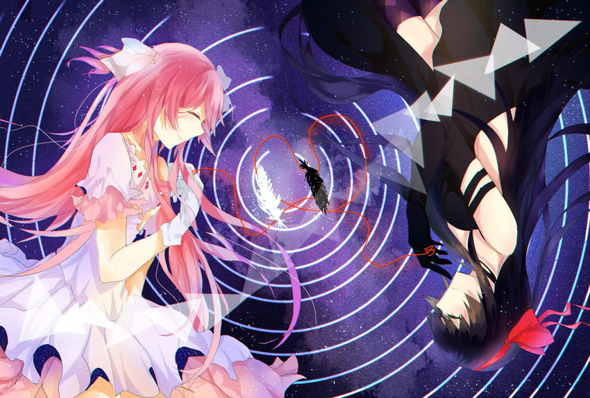 akemi homura, kaname madoka, ultimate madoka, and akuma homura (mahou shoujo madoka magica and 1 more) drawn by mastylu17