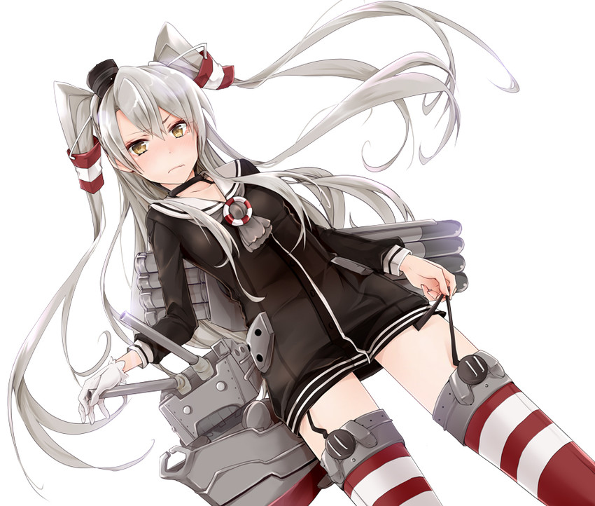 amatsukaze and rensouhou-kun (kantai collection) drawn by akatsuki_hijiri