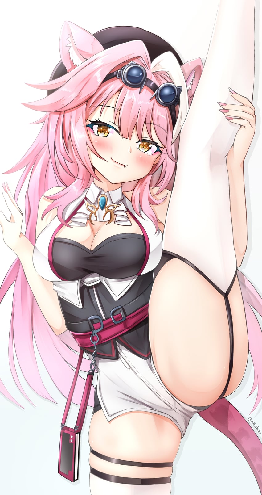 raora panthera (hololive and 1 more) drawn by ebiko_yaki
