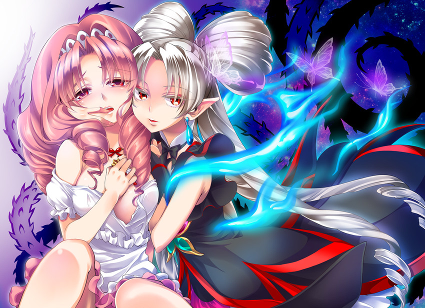 akagi towa and twilight (precure and 1 more) drawn by mytyl