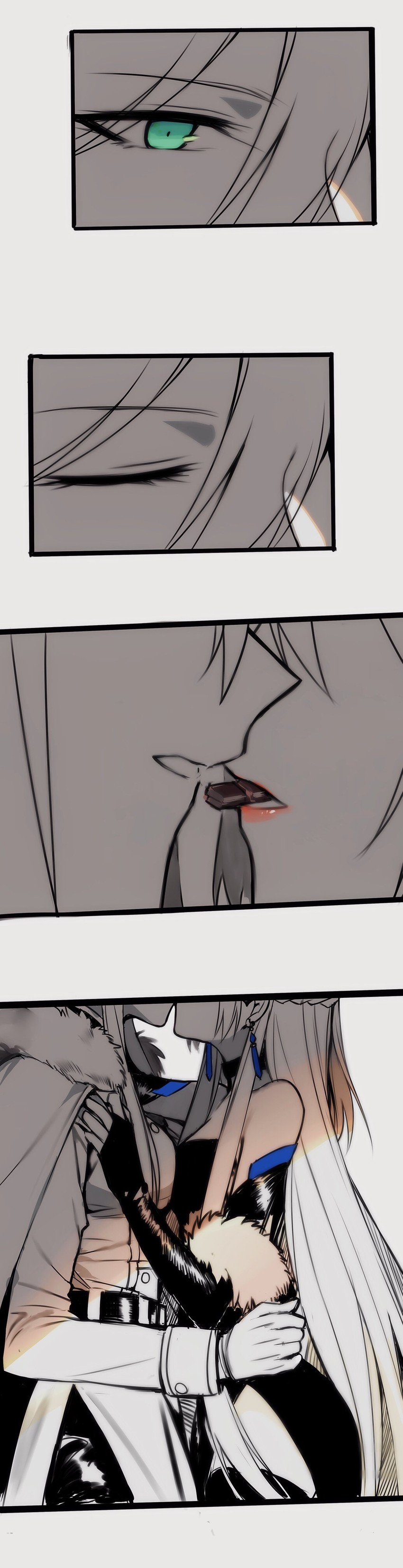 artoria pendragon and morgan le fay (fate and 2 more) drawn by yorukun
