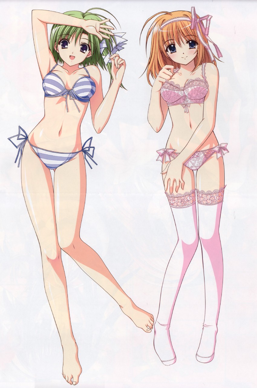 shigure asa and fuyou kaede (shuffle!) drawn by nishimata_aoi and suzuhira_hiro