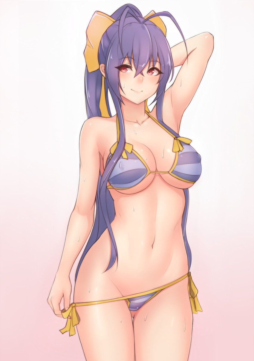 mai natsume (blazblue and 2 more) drawn by bluefield