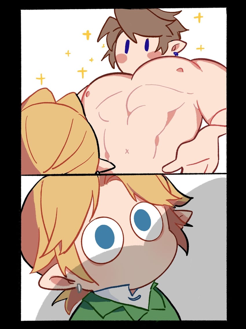 link (the legend of zelda and 2 more) drawn by arashi_(arashi999uxu)