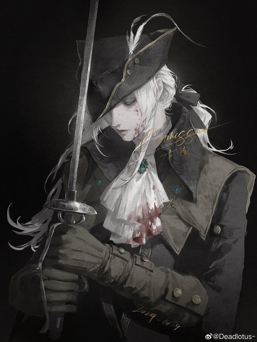 lady maria of the astral clocktower (bloodborne) drawn by jiao_chang