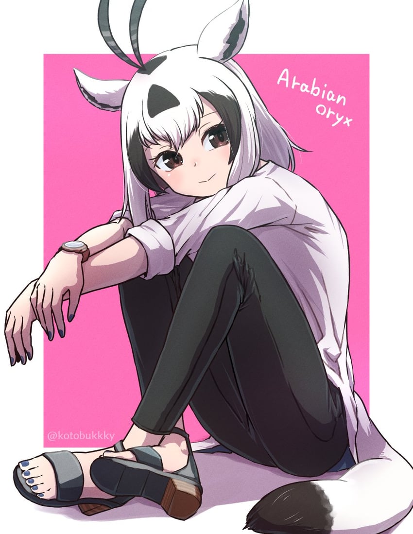 arabian oryx (kemono friends and 1 more) drawn by kotobukkii_(yt_lvlv)