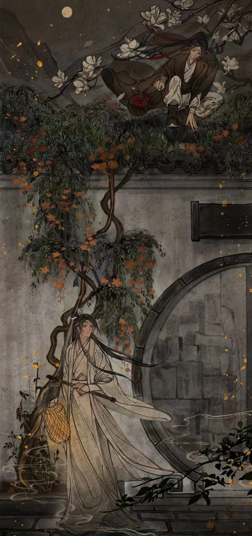 wei wuxian and lan wangji (modao zushi) drawn by wuyi1031