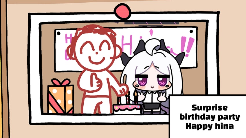 sensei, doodle sensei, and hina (blue archive) drawn by zeroku77