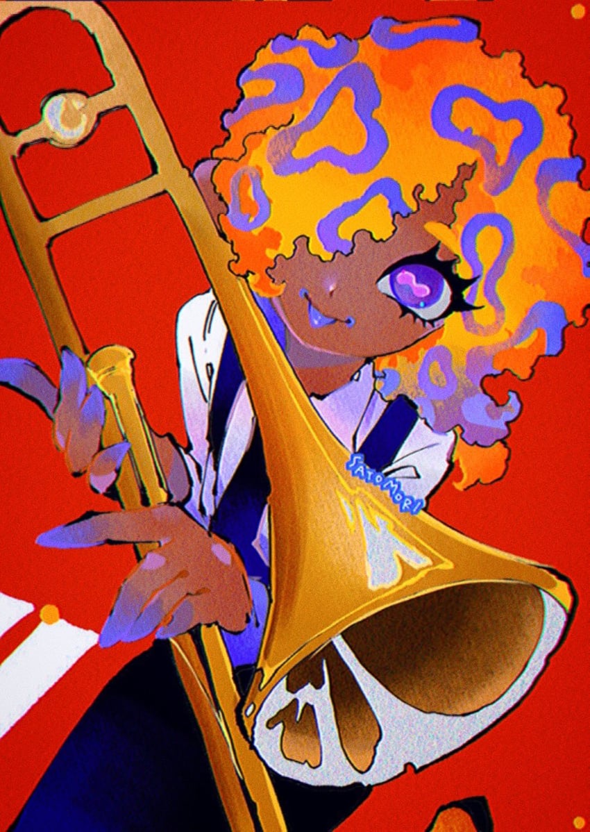tao blu (splatoon and 1 more) drawn by satomori