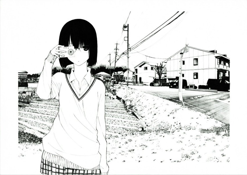 kinomiya aya (toumei ningen no hone) drawn by ogino_jun