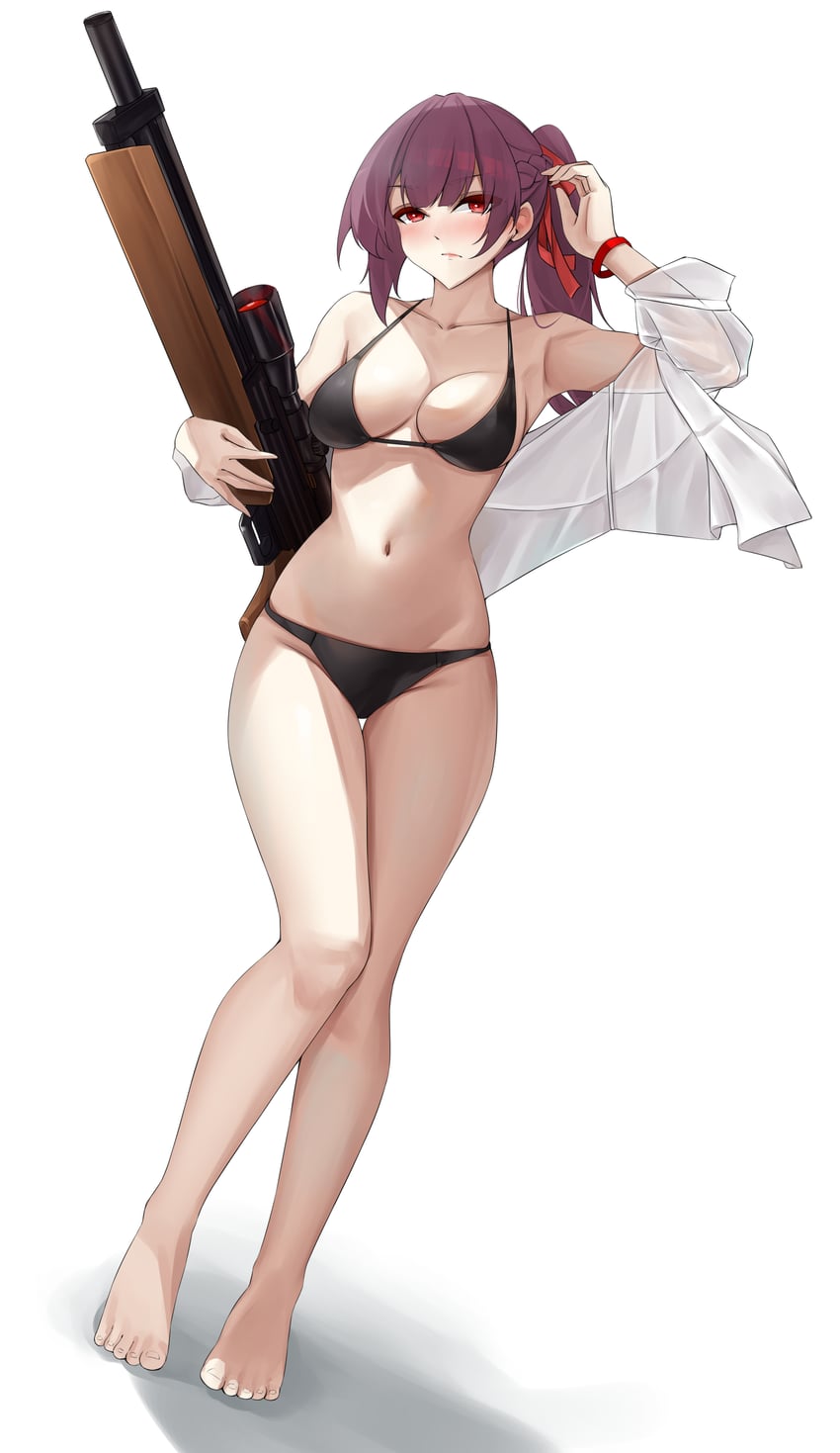 wa2000 and makiatto (girls' frontline and 1 more) drawn by casperrin