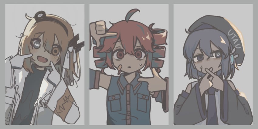 kasane teto, adachi rei, and utane uta (utau and 1 more) drawn by nao_(nao_62_)