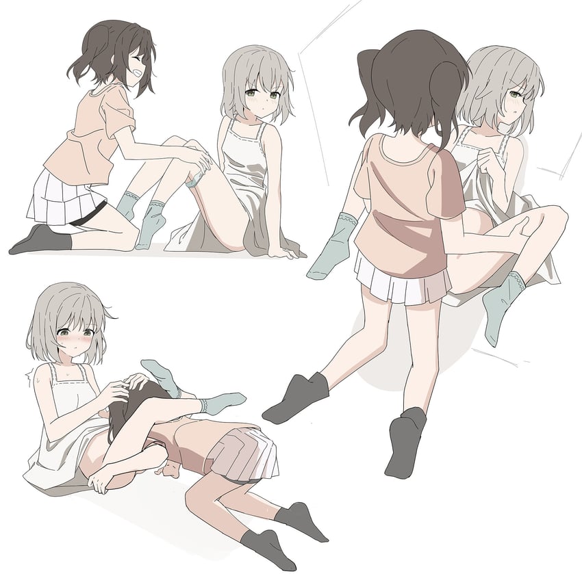 yukimura aoi and kuraue hinata (yama no susume) drawn by soha_(sirohase)