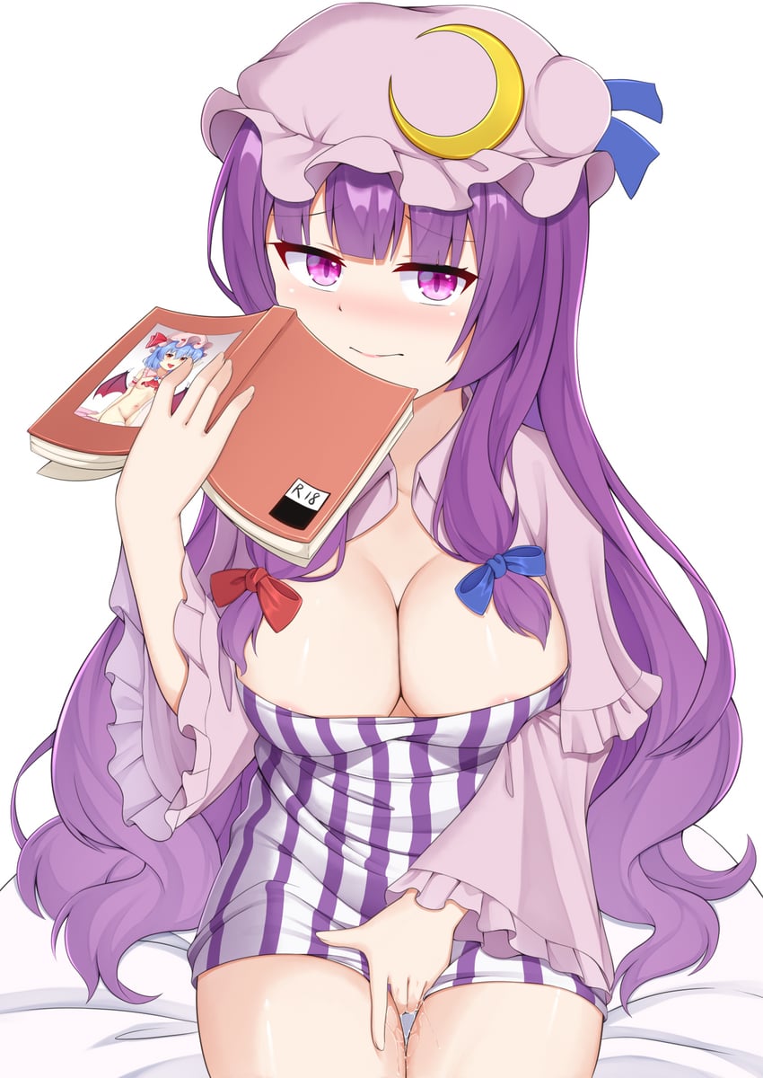 remilia scarlet and patchouli knowledge (touhou) drawn by akasaka_sato