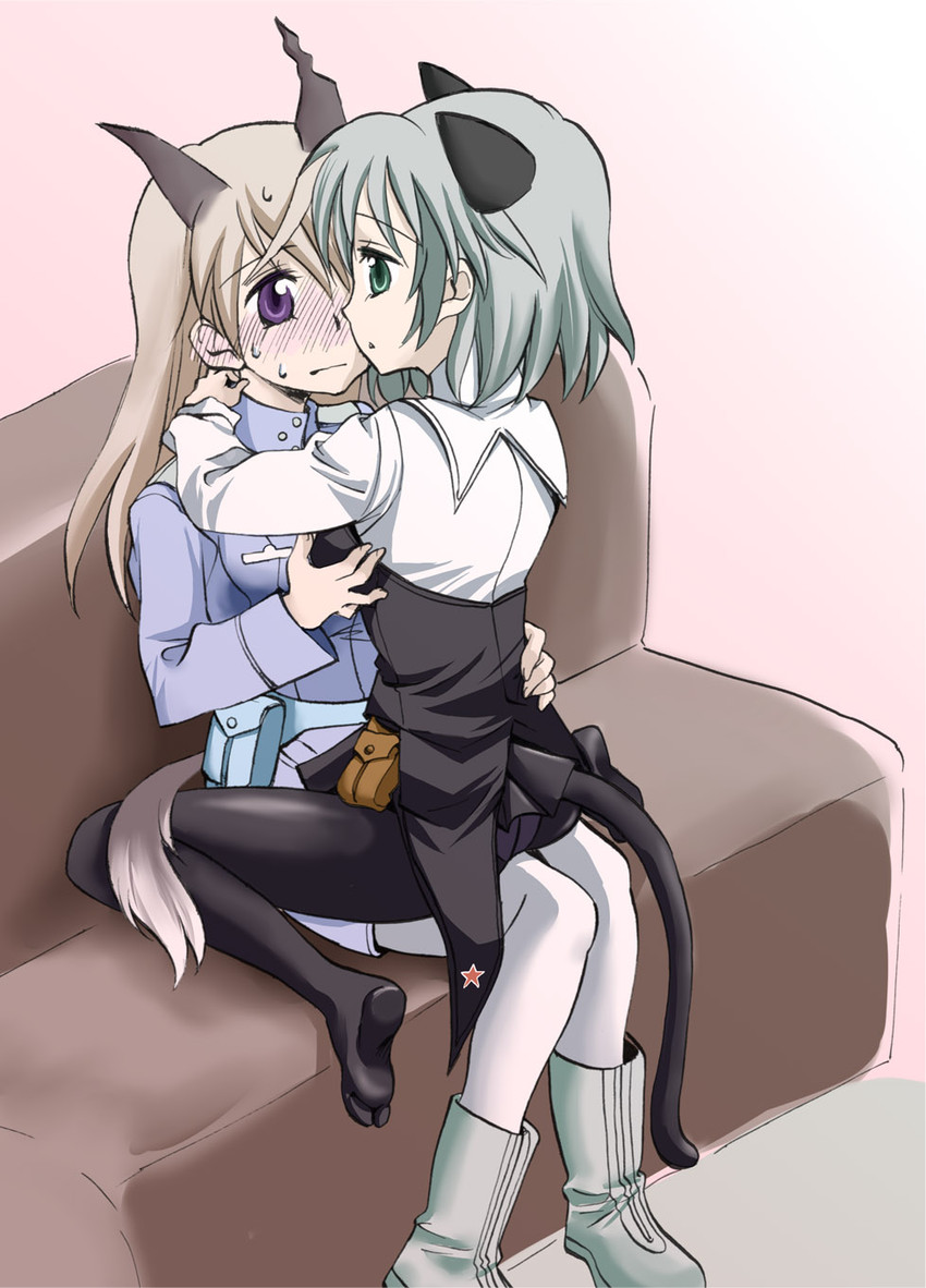 sanya v. litvyak and eila ilmatar juutilainen (world witches series and 1 more) drawn by sanpachishiki_(gyokusai-jima)