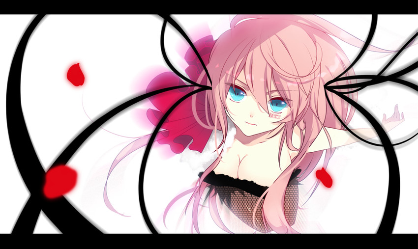megurine luka (vocaloid) drawn by hiyu_(itsumono)