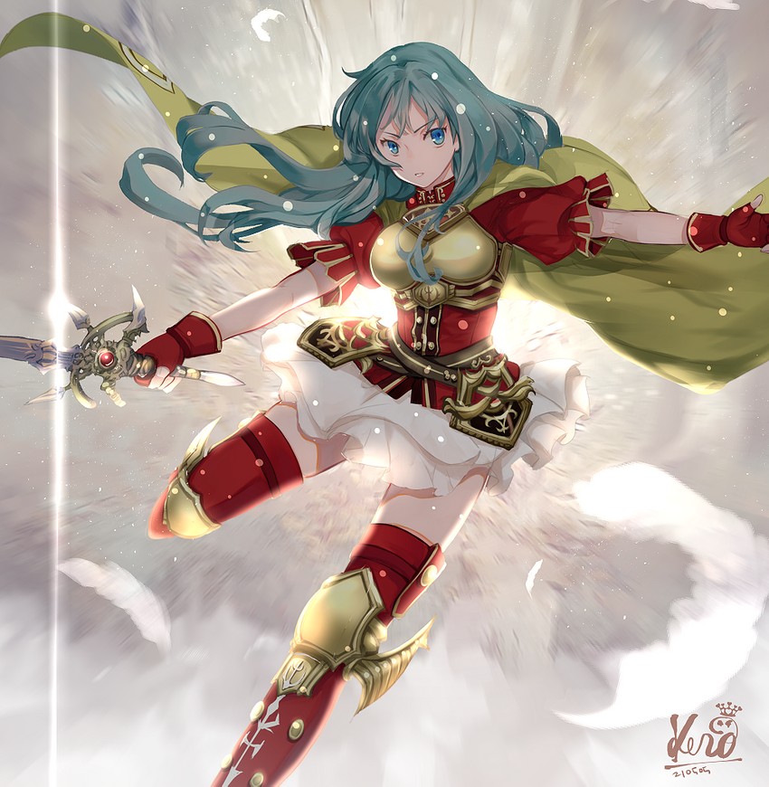 eirika (fire emblem and 2 more) drawn by kero_sweet
