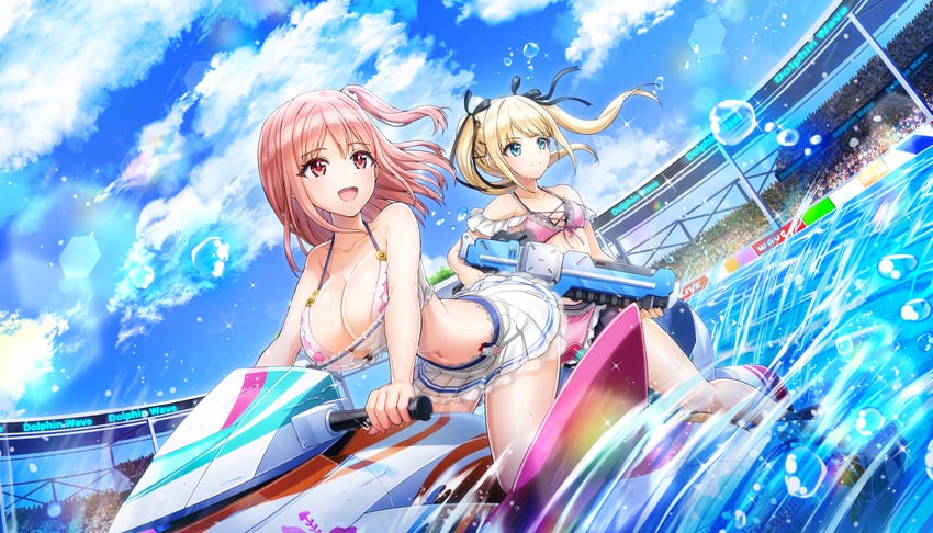 marie rose and honoka (dead or alive and 2 more) drawn by ootomo_takuji
