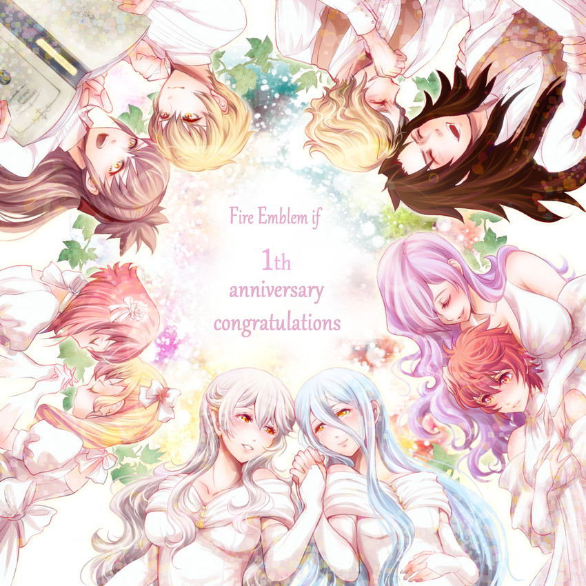 female corrin, camilla, azura, elise, takumi, and 5 more (fire emblem and 1 more) drawn by gururi
