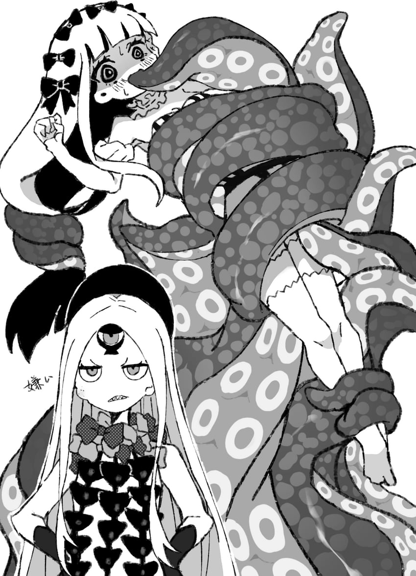 abigail williams, francesca prelati, and yog-sothoth (fate and 2 more) drawn by wen_zhi_(717256)