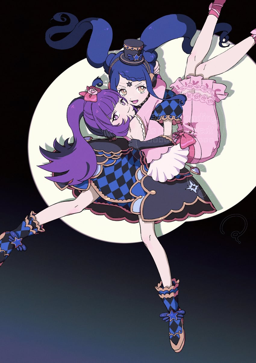 hanazono shuka and garara s leep (pretty series and 2 more) drawn by kyuu_(q_koprl)